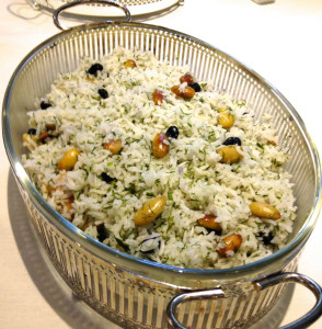 bademli pilav tarif başlığı