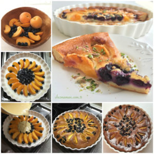 Şetalili, blueberryli klafuti