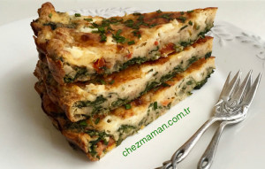Ispanaklı peynirli klafuti7