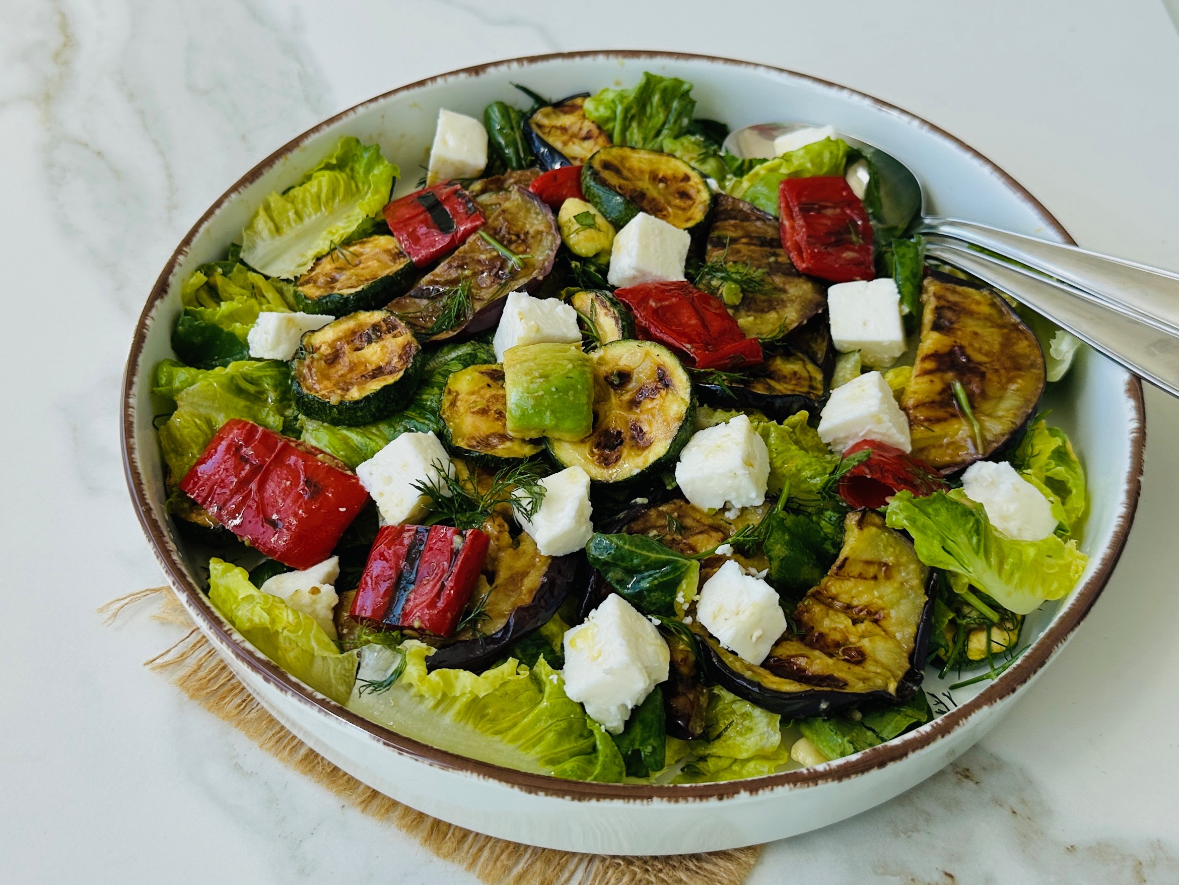 Izgara Sebzeli Yaz Salatası