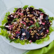 Peynirli Cevizli Pancar Salatası