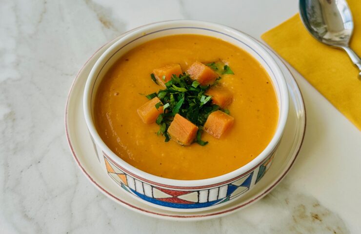 Zencefilli Tatlı Patates Çorbası