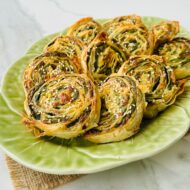 Ispanaklı Kremalı Spiral Börek